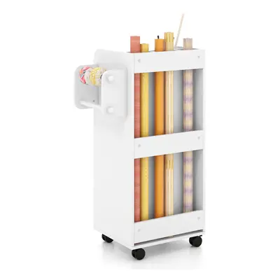 Rolling Storage Cart Mobile Storage Cabinet With Drawers