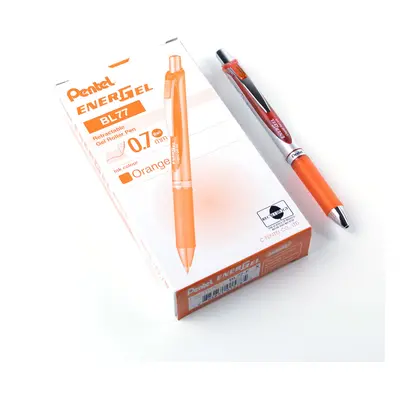 Pentel EnerGel Deluxe RTX Retractable Liquid Gel Pen Medium Line Met