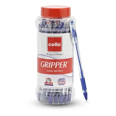 Cello Gripper Ball Pen Set - Pack of (Blue)