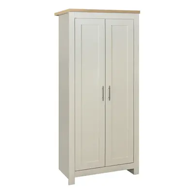 Birlea Highgate Door Wardrobe - Cream & Oak - Farmhouse Style