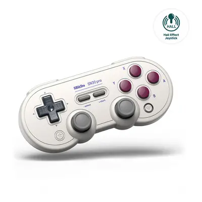 (Bundle 2, Hall G Classic) AKNES 8BitDo SN30 Pro Game Controller for Nintendo Switch Android Mac