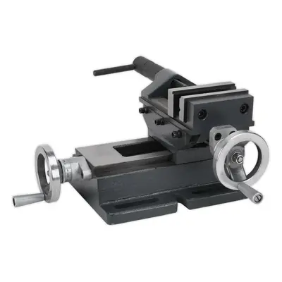 150mm Professional Cross Vice - 135mm Jaw Opening - Precision Drilling & Milling