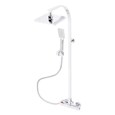 Bristan Craze2 Rigid Riser Bar Mixer Shower with Dual Heads - Chrome - CRZ2 SHXDIVCTFF C (CRZ2SH