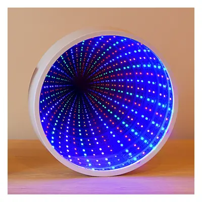 Round Infinity Mirror Light