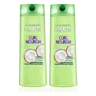 Garnier Hair Care Fructis Triple Nutrition Curl Nourish Shampoo (Packaging May Vary) 12.5 Fluid 