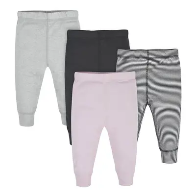 Gerber Baby Girls Multi-Pack Active Pants Set Pink Stripe Months