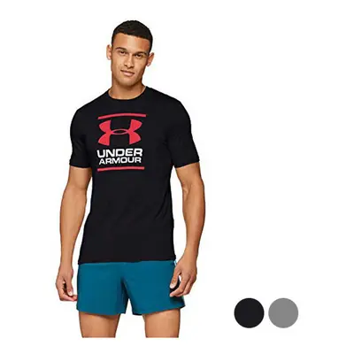 Mens Short Sleeve T-Shirt Under Armour Fountation/Grey/L