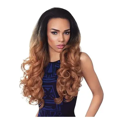 Outre Synthetic Hair Half Wig Quick Weave Stunna (1B)