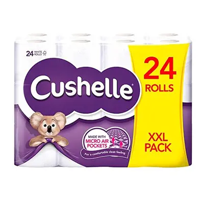 Cushelle 24 Rolls of Toilet Paper (Pack of Rolls)