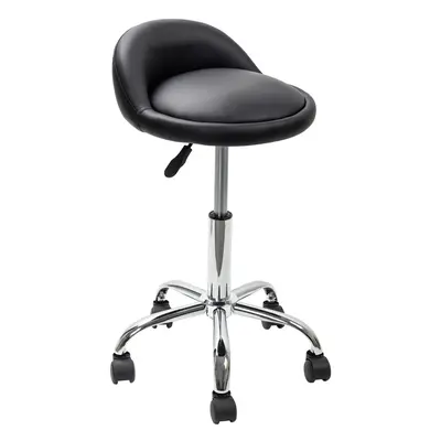 Salon Stool Hydraulic Adjustable Swivel Chair on Wheels Barber Chair