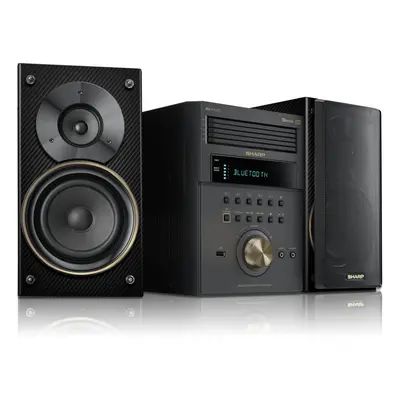 Sharp XL-BH250(GL) Limited Edition 5-Disc Micro Shelf Executive Speaker System with Bluetooth US