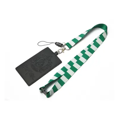 HARRY POTTER Slytherin School Crest Lanyard with Multiple Card Holder