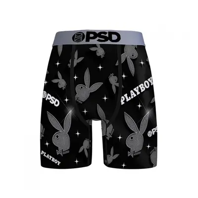 Playboy 867443-xlarge-40 Sharp Stone PSD Boxer Briefs, Black - Extra Large - Size