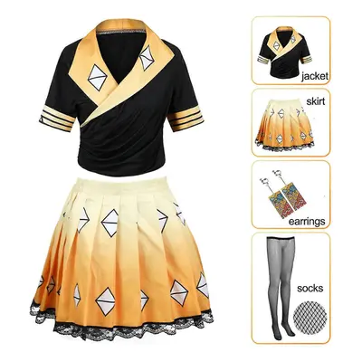 Demon Slayer Cosplay Dress Kochou Shinobu Kimetsu No Yaiba Kamado Nezuko Uniform