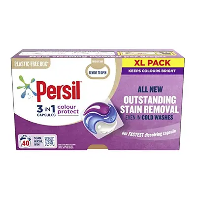 Persil in Colour Protect Laundry Washing Capsules keeps colours bright with recyclable, plastic-