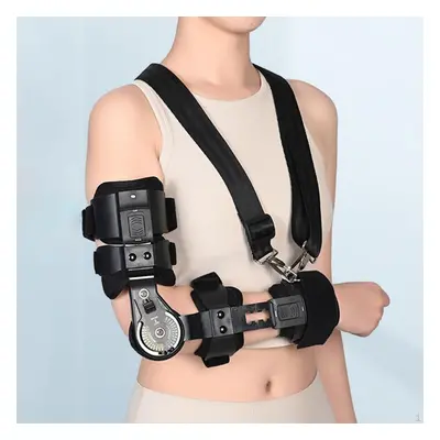 (as the picture, Right) Elbow Immobilizer Brace Hinged Fracture Corrective Injury Recovery Ortho