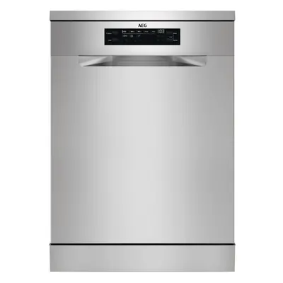 AEG Dishwasher - Place Settings - Stainless Steel - Freestanding - FFB53937ZM