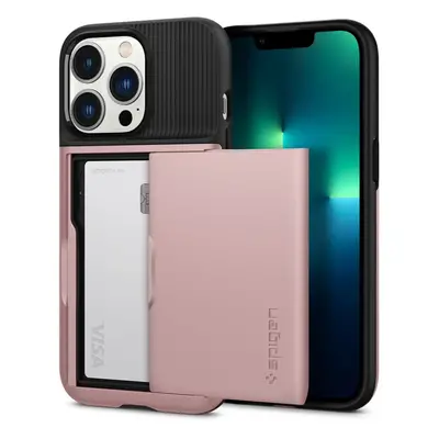 Spigen Slim Armor CS Designed for iPhone Pro Case (2021) - Rose Gol