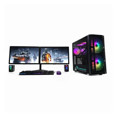 Gaming PC i7 - 32GB RAM/1TB SSD/3TB HDD/WIN11/RTX 6GB - 2x23" Monitors