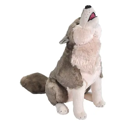 Wild Republic Howling Wolf, Plush, Stuffed Animal, Plush Toy, Gifts for Kids, 15"