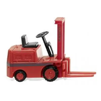 Wiking Forklift Red, Miniature Model 1:87 - Not a Toy