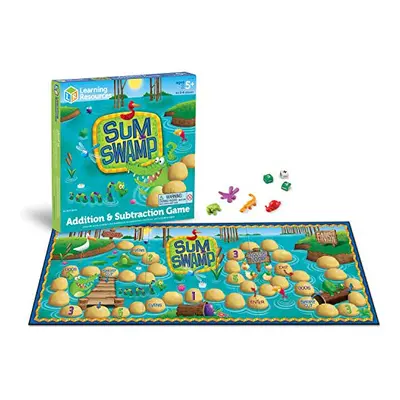 Learning Resources Sum Swamp Game Addition & Subtraction Game - Piec