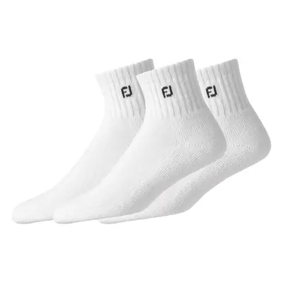 FootJoy Mens 15214D Socks White Shoe Size US