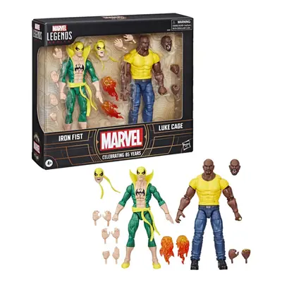 Marvel Legends Series Iron Fist and Luke Cage 85th Anniversary Comics Collectible 6Inch Action F