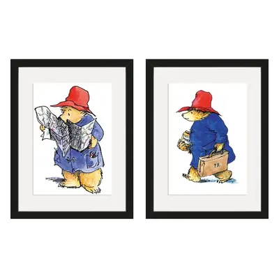 Paddington Bear Classic Paddington And Lost Bear Framed Print Set (Pack of 2)