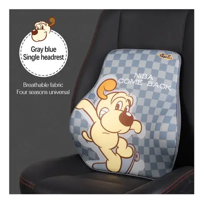 (Lumbar support E) Universal Car Seat Headrest Memory Foam Car Neck Pillow Seat Lumbar Pillow