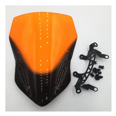 (Orange) For Kawasaki Z900 Z 2018 Motorcycle Windshield Windscreen