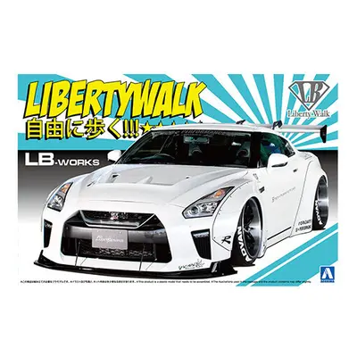 Aoshima Works Nissan R35 GT-R Type 1.5 1:24 Plastic Model Car Kit