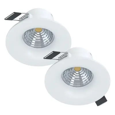 2 PACK Wall & Ceiling Flush Downlight White Recessed Spotlight 6W LED