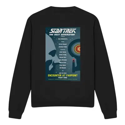 (M, Black) Star Trek Unisex Adult The Next Generation Season Episode Sweatshirt