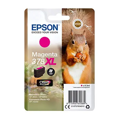 378XL Magenta Squirrel High Yield Genuine, Claria Photo HD Ink Cartridge