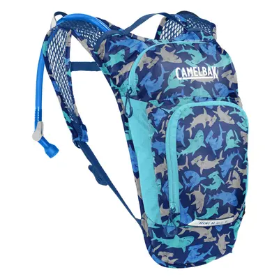 CamelBak Mini M.U.L.E. Kids Hydration Backpack for Hiking and Biking - 50oz Sharks