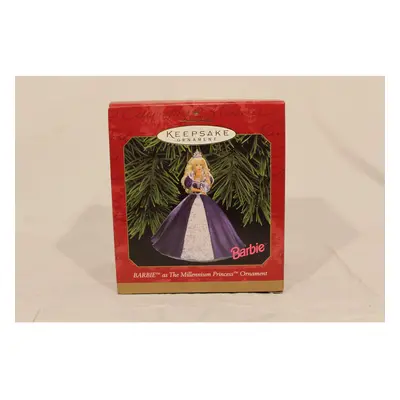 1999 Millennium Princess Barbie Hallmark Keepsake Ornament