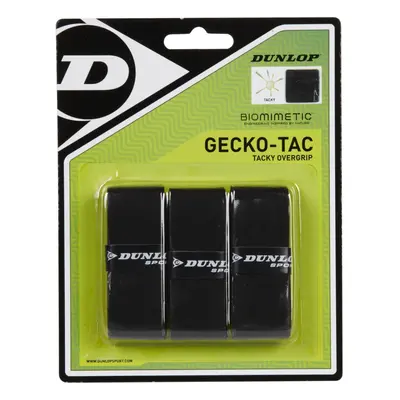 Dunlop Sports Gecko Tac Tennis Overgrip 12-Grip Pack Black