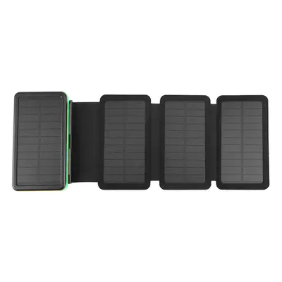 (Green Solar Panel) Portable 20000mAh Solar Power Bank Folding Foldable Solar Panel Solar Charge