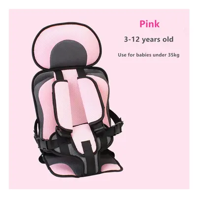 (Big Pink) NEW Child Safety Seat Mat for Months To Years Old Breathable Chairs Mats Baby Car Sea