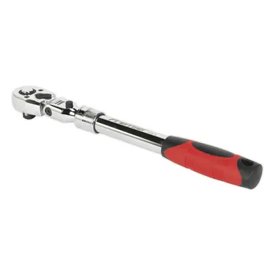 Extendable Flip Reverse Ratchet Wrench - 1/2 Inch Sq Drive - Locking Flexi-Head