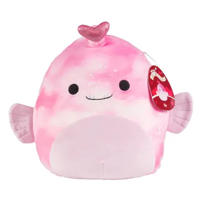 Squishmallows Original 10-Inch Sy The Pink Fish - Official Jazwares Valentine's Day Plush - Coll