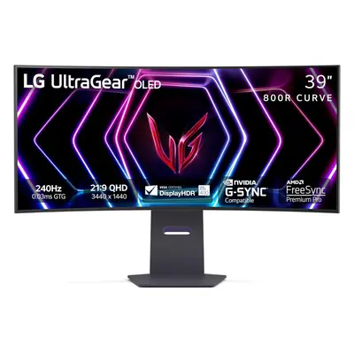 LG 39GS95QE 39inch Ultragear OLED Curved Gaming Monitor WQHD 800R 240Hz 003ms DisplayHDR True Bl