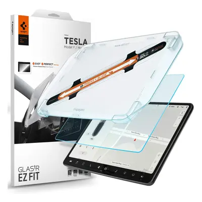 Spigen Tempered glass Screen Protector glasTR EZ FIT] designed for Tes