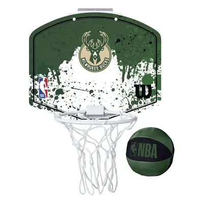 WILSON NBA Team Mini Basketball Hoop - Milwaukee Bucks