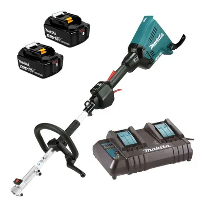 Makita DUX60CT2-KIT Brushless 18v / 36v LXT Cordless Split Shaft Tool 2x5.0ah