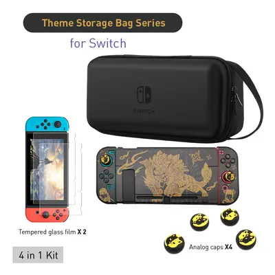 (F(Normal SWITCH)) For Nintendo Switch OLED Handheld Storage Bag Large CapacityÂ Carrying Hard C