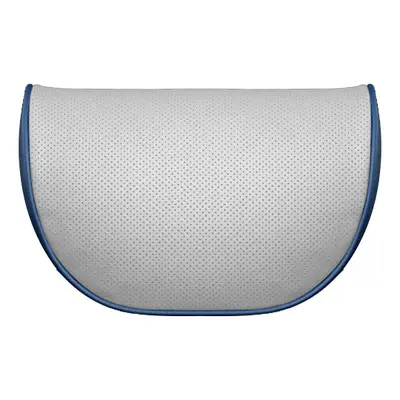 (White Blue) For BMW Audi Toyota JEEP Kia Honda Car Headrest leather Car Neck Pillow