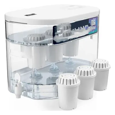 (White-3 Filters) Alkaline Countertop Water Filter