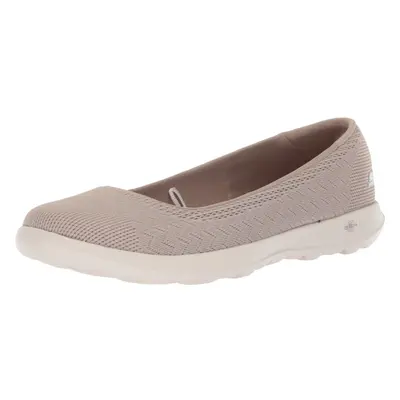 Skechers Performance Women's GO Walk Lite Ballet Flat taupe/Beige 7.5